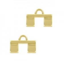 Cymbal ™ DQ metal ending Piperi Ii for Tila beads - Gold